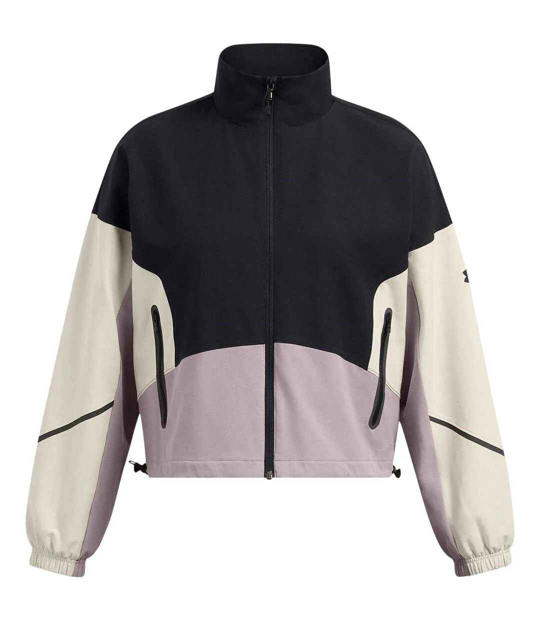 Womens/ladies Lightweight Puffer Jacket Black Melange Under Armour-2