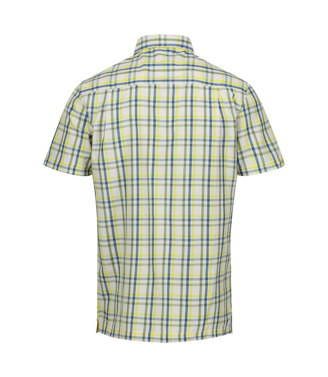 Chemise mindano homme vert piquant / bleu marocain / jaune verdâtre / guimauve Regatta-2