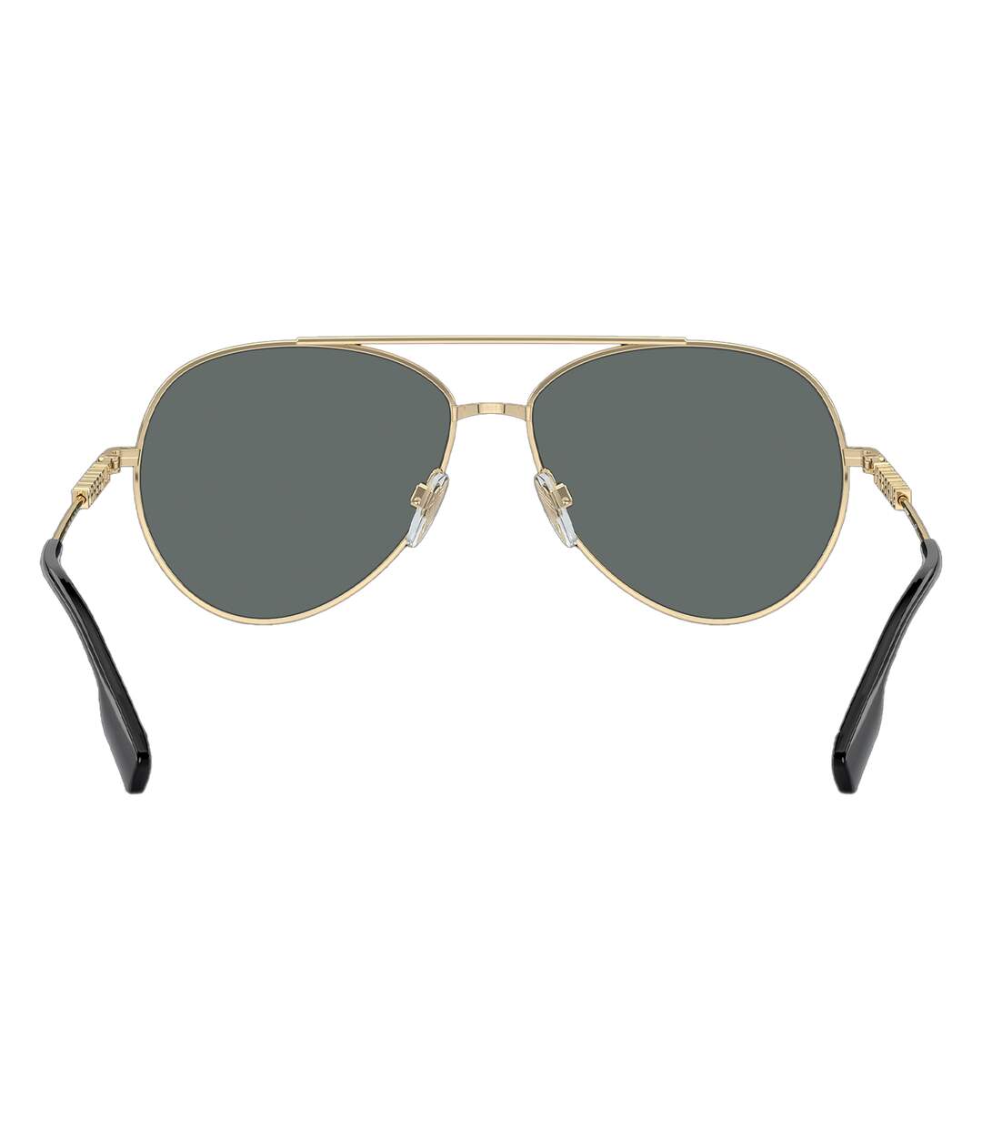 Lunettes De Soleil Femme Taille Unique Gris Foncé Jaune Or Burberry-2