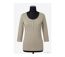 MAYFLOWER DIMITRI2 - Tee-shirt manches 3/4 beige : authenticité et confort pur coton-3