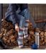 Ladies Twist Patterned Thick Winter Warm Thermal Socks-3