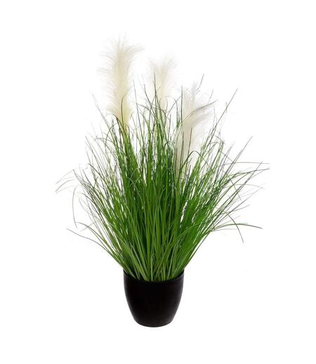 Plante Artificielle en Pot Herbes Folles 70cm Vert