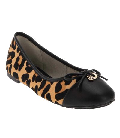 Ballerines harpington femme marron / noir Dune London