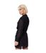 Womens/ladies Spotted Draped Shirt Dress Black Jack Wills-3