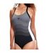 Maillot de bain 1 pièce entwine femme noir / blanc Speedo-3