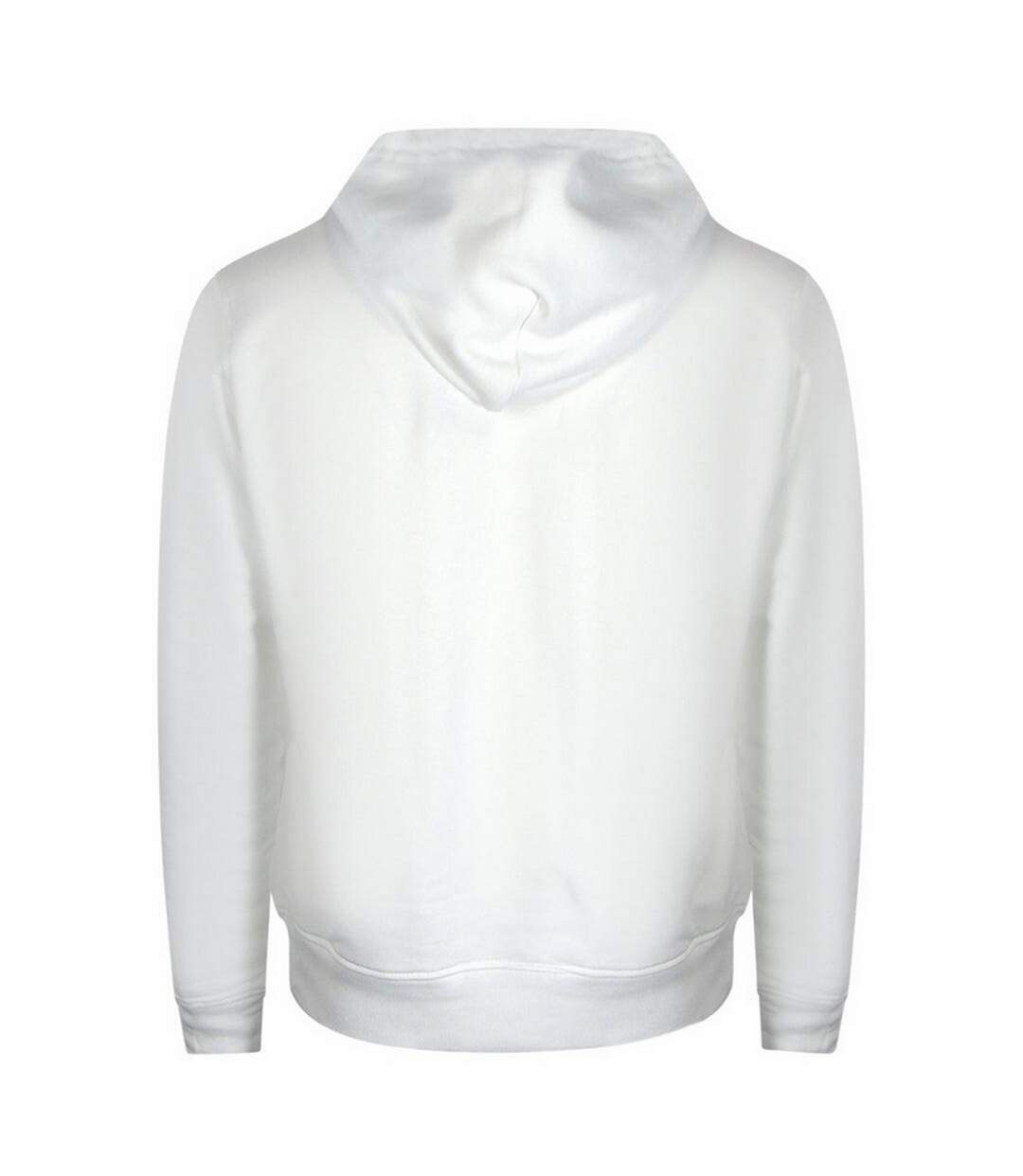 Sweat À Capuche Motif/style Délavé Homme Blanc Diesel-2