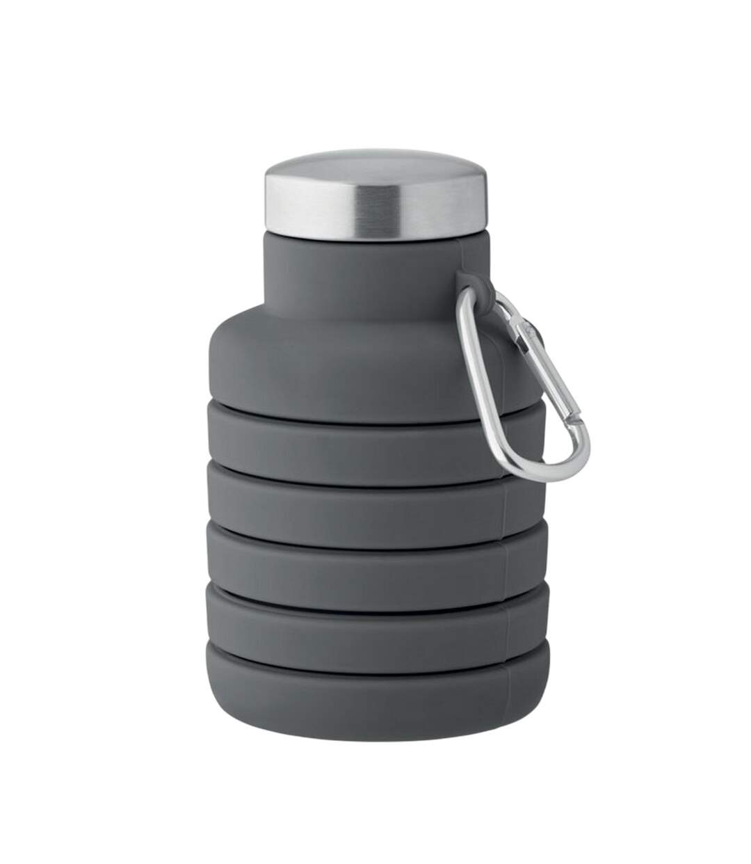 Kolapsi Collapsible 500ml Water Bottle One Size Stone Grey MidOcean-2