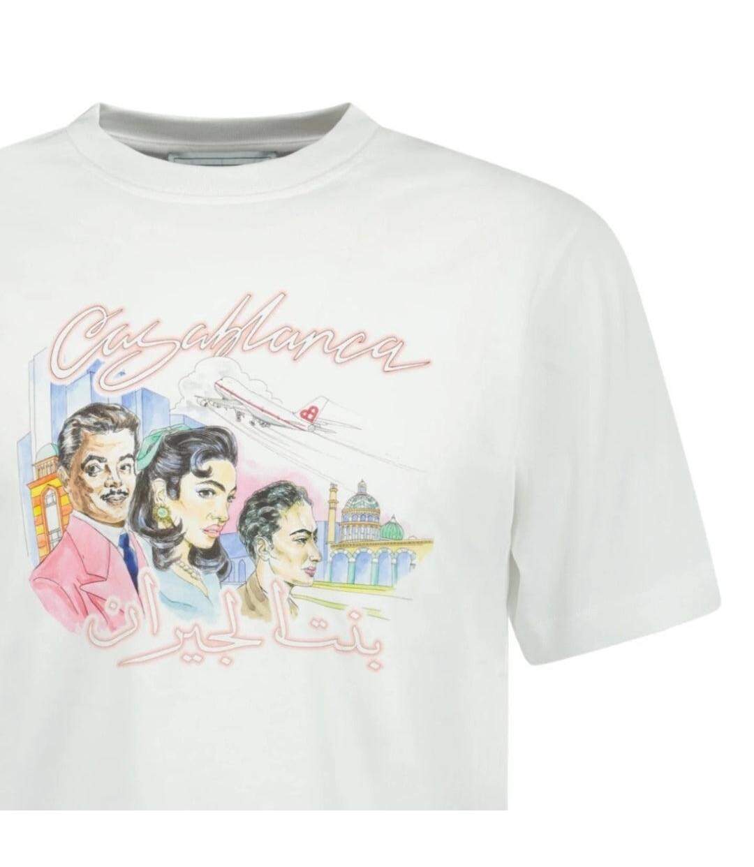 T-shirt La Liaison Adulte Blanc Multicolore Casablanca-3