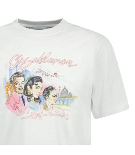 T-shirt La Liaison Adulte Blanc Multicolore Casablanca