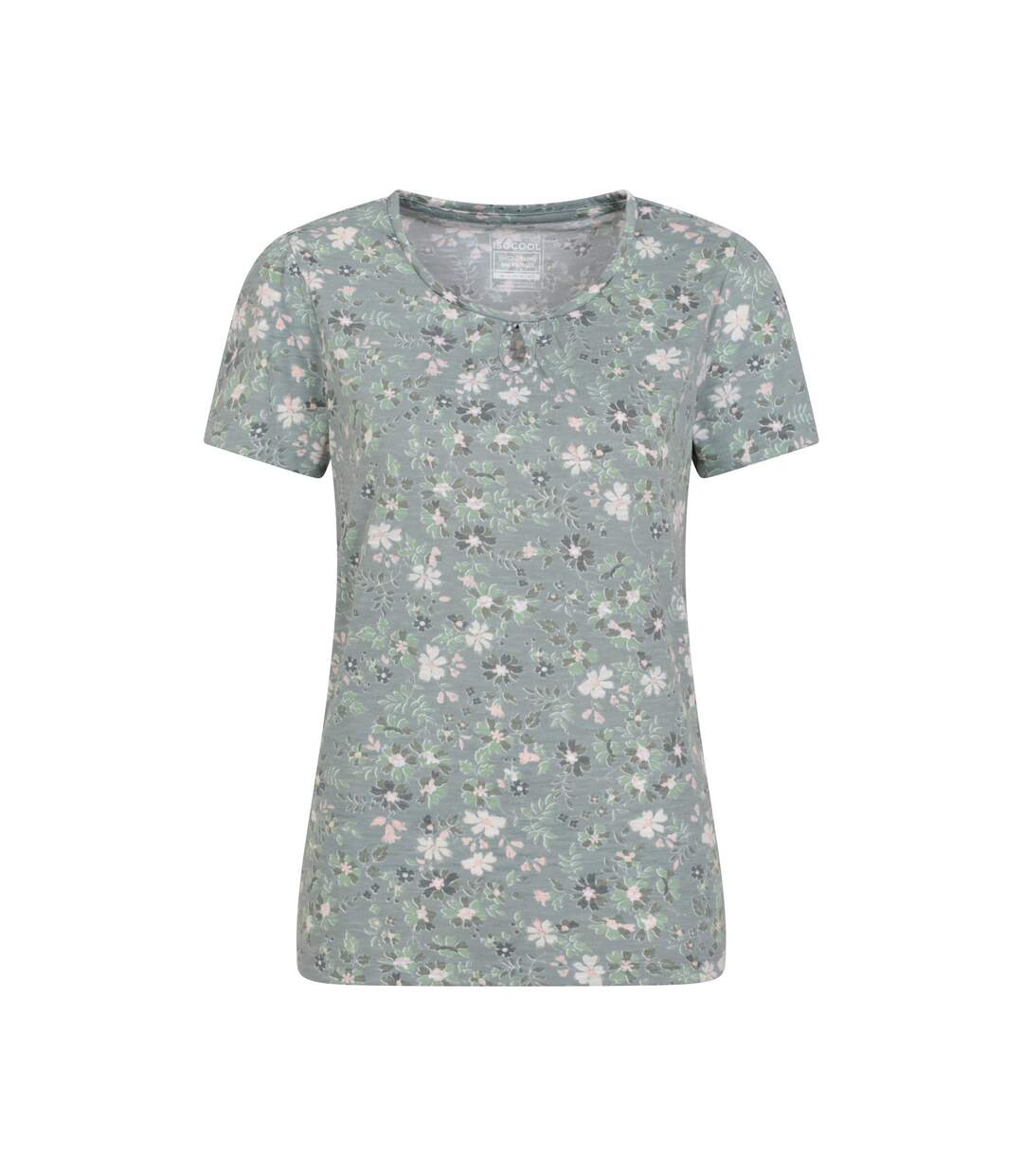 T-shirt devon femme vert pâle Mountain Warehouse-1