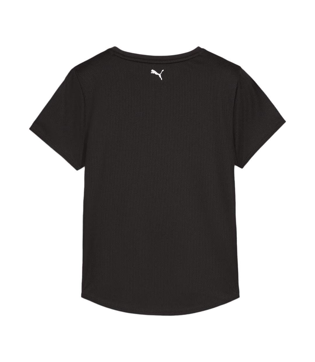 T-shirt noir femme puma fit logo - m-2