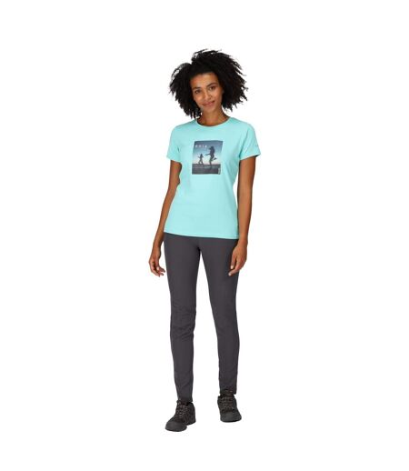 T-shirt Fingal Utopia Femme Bleu Turquoise Pâle Regatta
