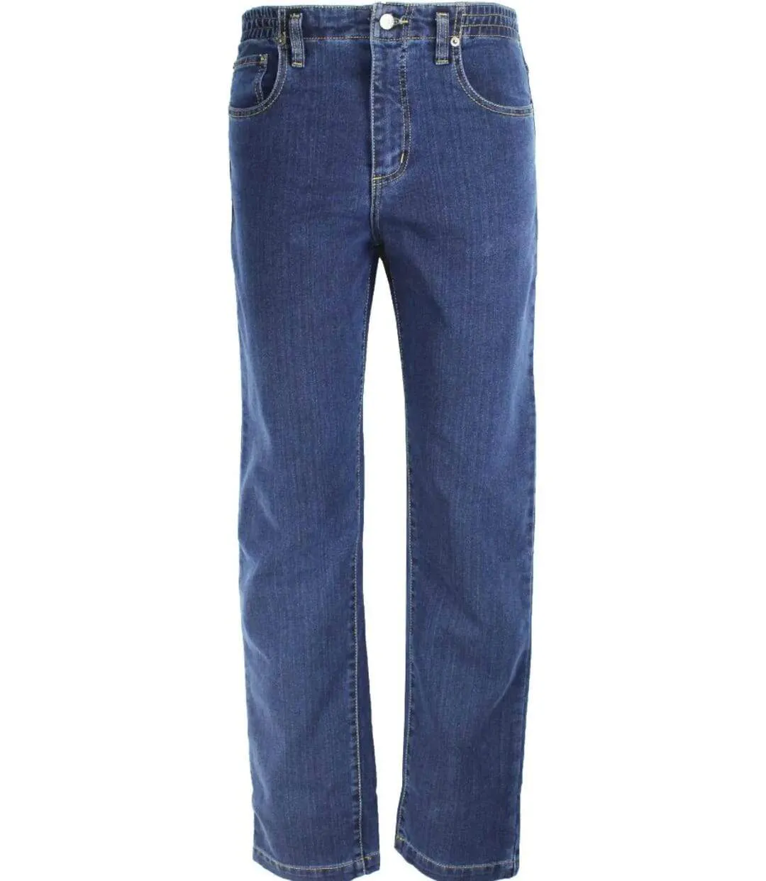 Jean Taille Haute Femme Bleu Stone Stretch & Confort Mayflower-2