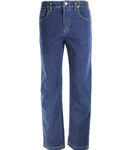 Jean Taille Haute Femme Bleu Stone Stretch & Confort Mayflower