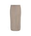 Jupe Portefeuille Beige Femme Vila Plain - L-2