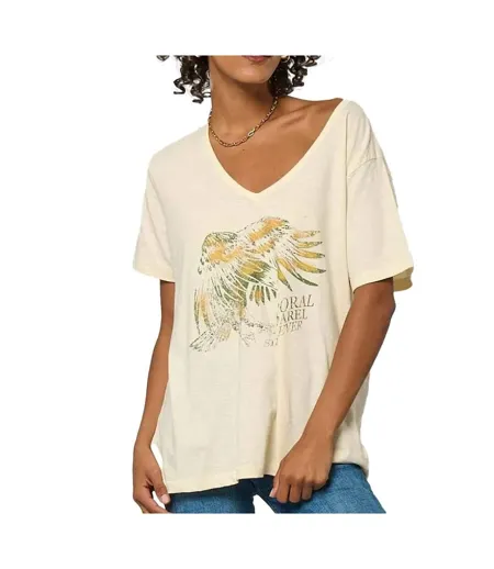 T-Shirt beige femme kaporal marjo