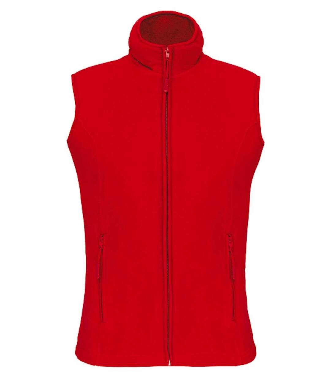 Gilet sans manches micro polaire femme - K906 - rouge