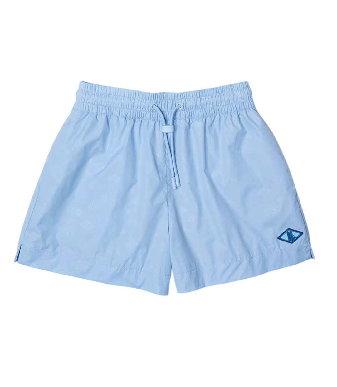 Womens/ladies Fleece Casual Shorts Blue Lacoste-2