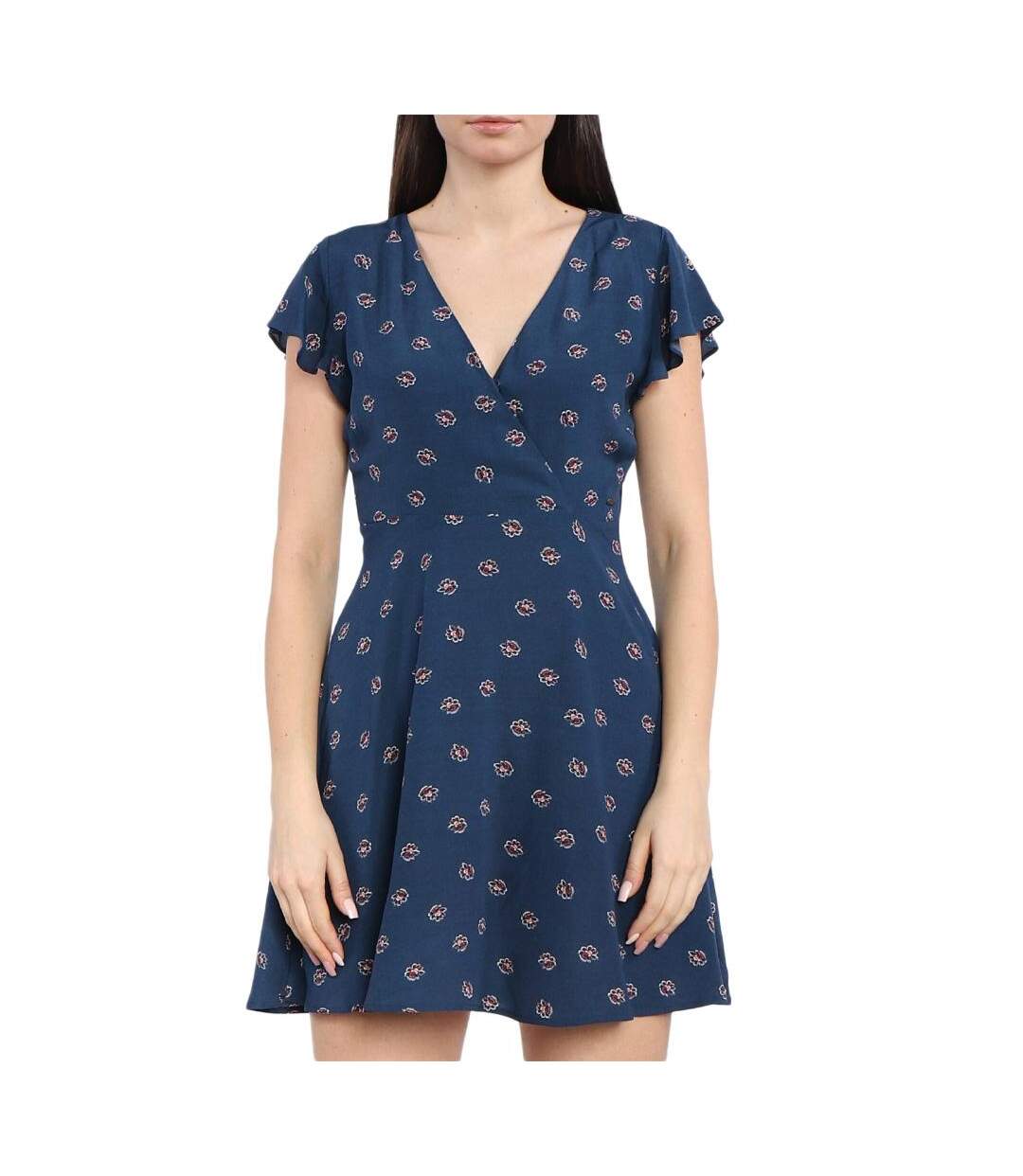 Robe marine femme pepe jeans becca-1