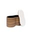 Lot de 2 Coffres Design Loe 72cm Marron-2