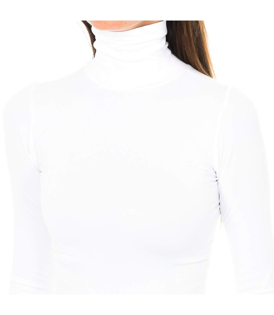 Nevada long sleeve t-shirt with high neck and elastic fabric 210277 woman