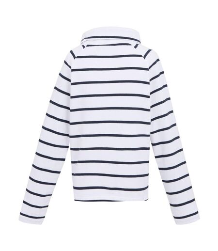 Sweat havendo femme blanc / bleu marine Regatta