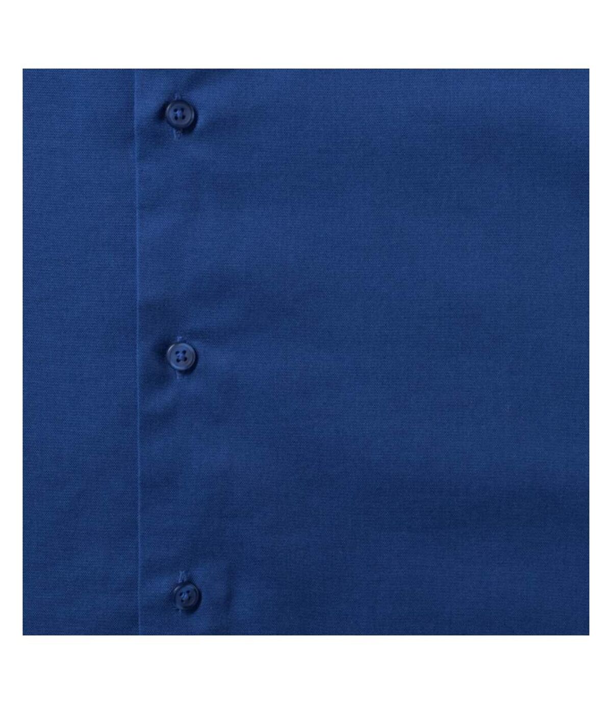 Russell Collection Mens Oxford Easy-Care Tailored Shirt (Bright Royal Blue)