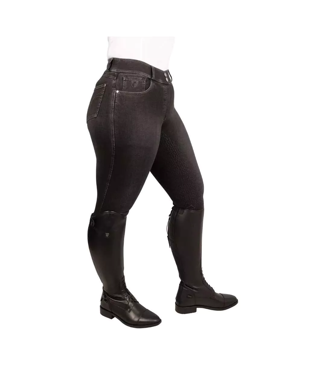 Pantalon D´équitation Elevate Femme Noir Hy-3