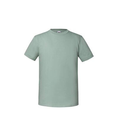 Fruit of the Loom Mens Iconic Premium Ringspun Cotton T-Shirt (Sage) - UTBC5183
