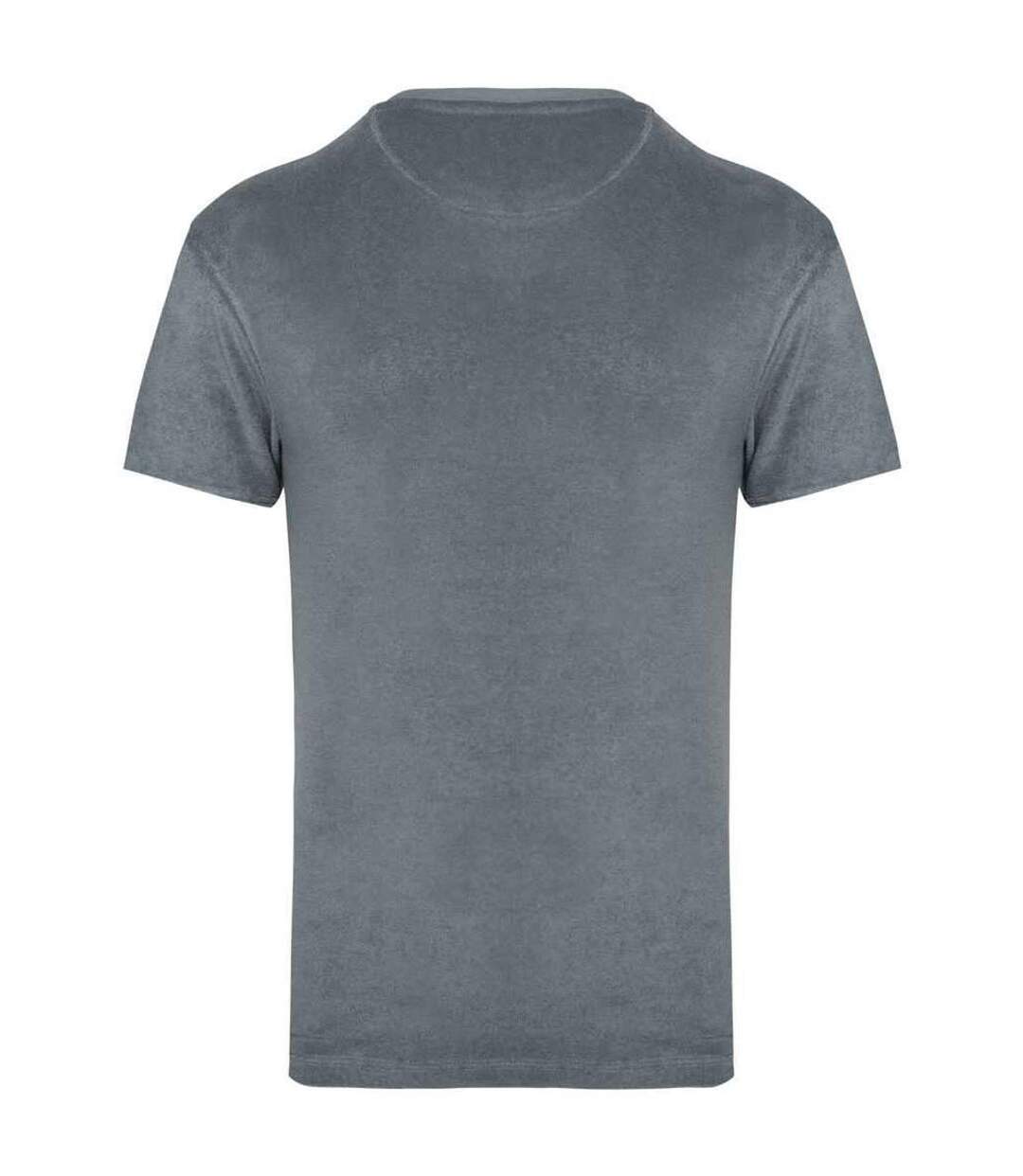 T-shirt adulte unisexe avec serviette éponge gris minéral Native Spirit-2