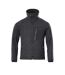 Mens Advanced Knitted Full Zip Jacket Black Mascot-1