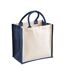 Tote Bag Midi Taille Unique Bleu Marine Westford Mill-1