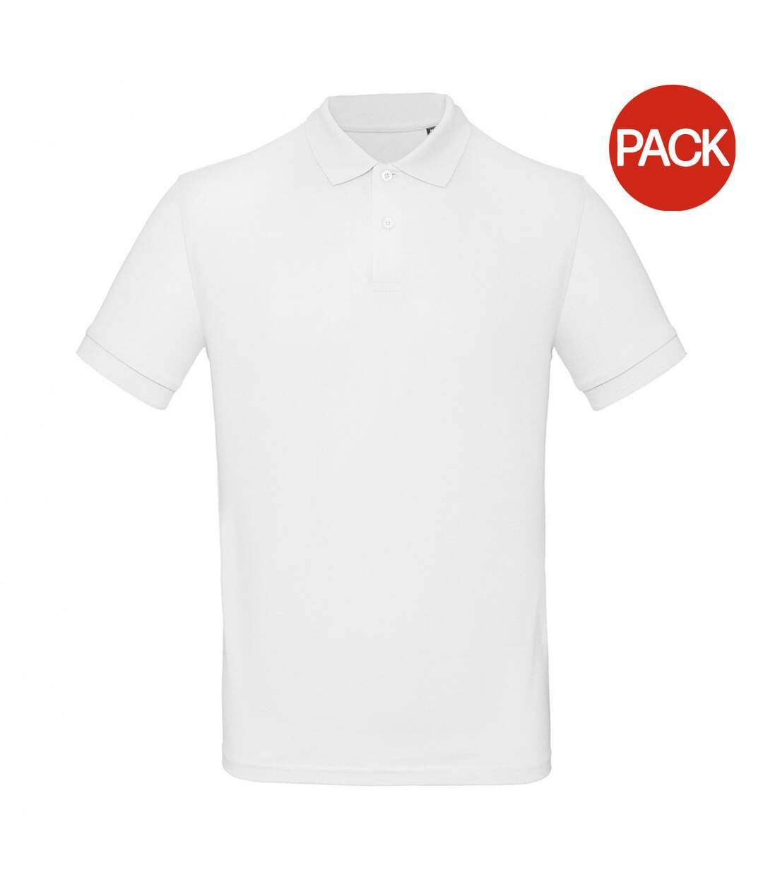 Polos homme blanc B&C-1