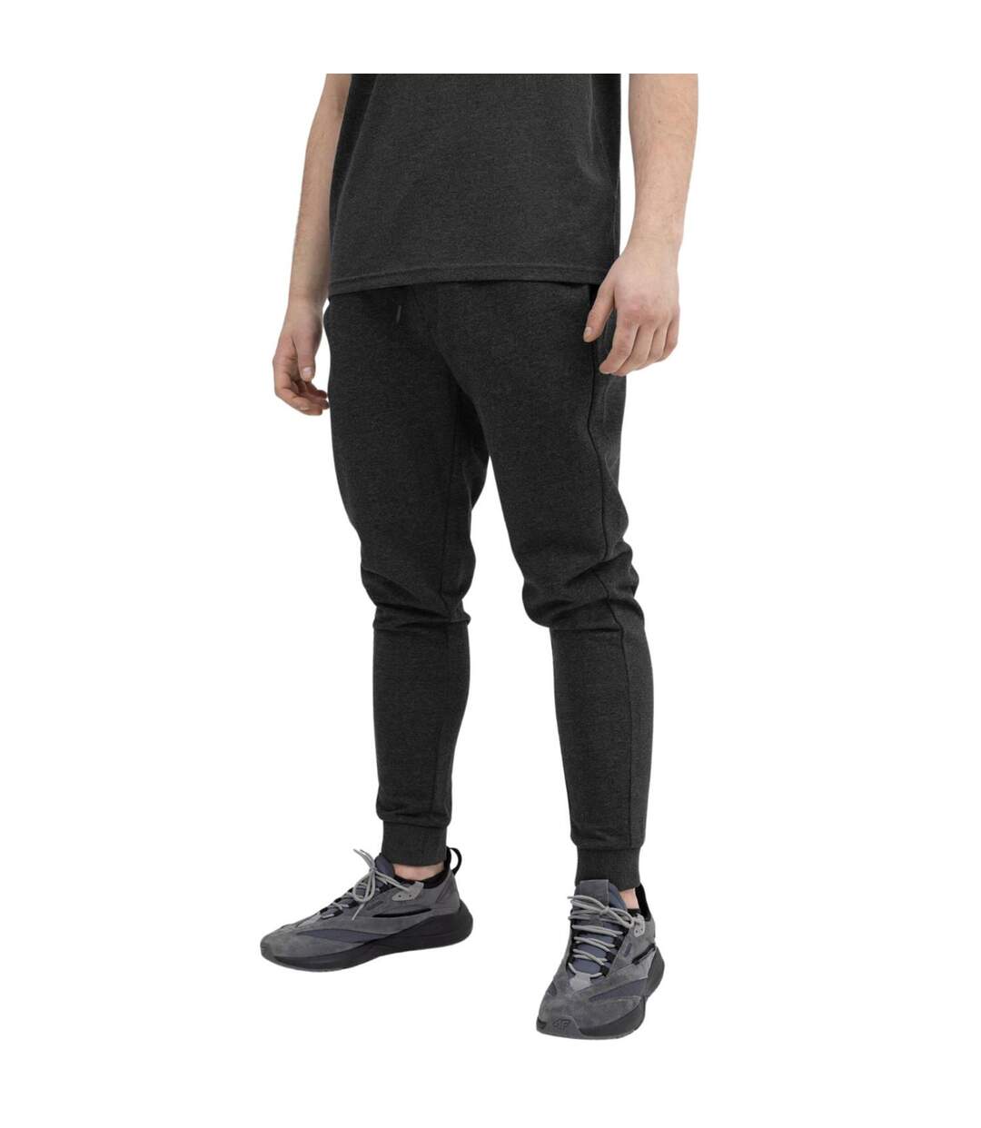 Pantalon De Jogging Ss23ttrom223 Homme Gris Foncé Chiné 4F-1