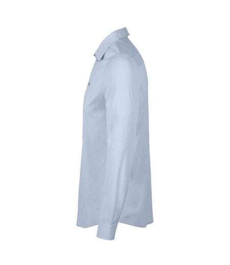 NEOBLU Mens Balthazar Jersey Long-Sleeved Shirt (Soft Blue)