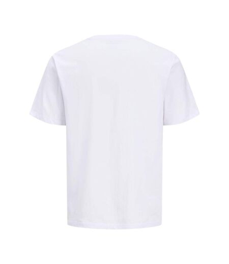 T-Shirt blanc homme jack & jones hudson