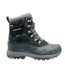 Mens Suede Contrast Winter Boots Black Karrimor-1