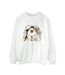 Disney Sweatshirt Big Hero 6 Baymax Group Hug Femme/Femme (Blanc) - UTBI11630-1
