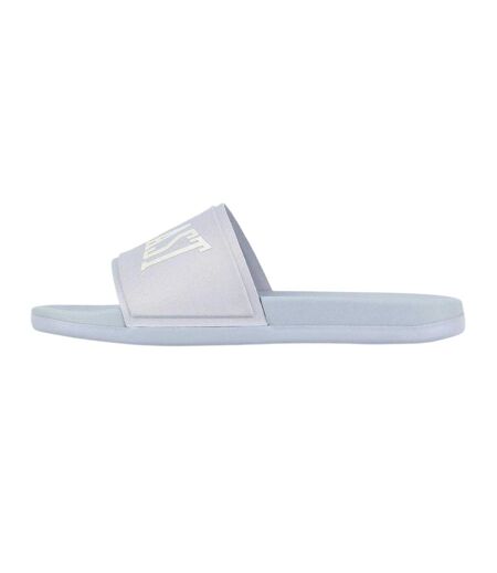 Womens/ladies Logo Sliders Baby Blue Everlast