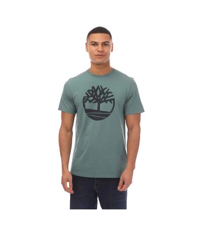 T-shirt kennebec river tree homme bleu sarcelle Timberland