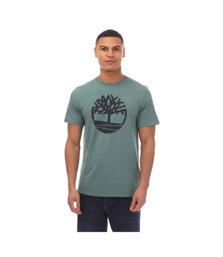 T-shirt kennebec river tree homme bleu sarcelle Timberland