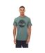 T-shirt kennebec river tree homme bleu sarcelle Timberland-1