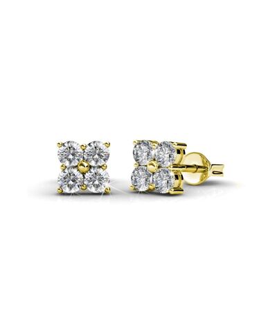 Boucles d'oreilles Sweet Square, Cristal d'Autriche