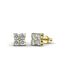 Boucles d'oreilles Sweet Square, Cristal d'Autriche-1