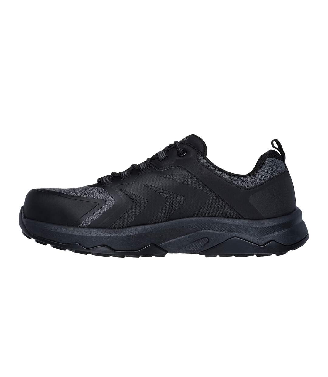 Mens Speed-flex Trekking Safety Trainers Black Skechers-2