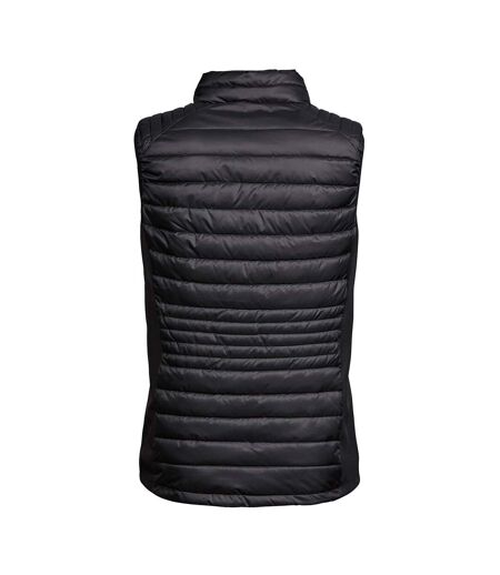 Womens/ladies Crossover Gilet Black Tee Jays
