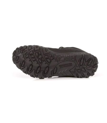 Regatta Mens Edgepoint Mid Waterproof Hiking Shoes (Black/Granite) - UTRG4559