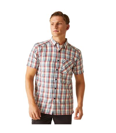 Chemise Mindano Homme Rouge Danger Bleu Regatta