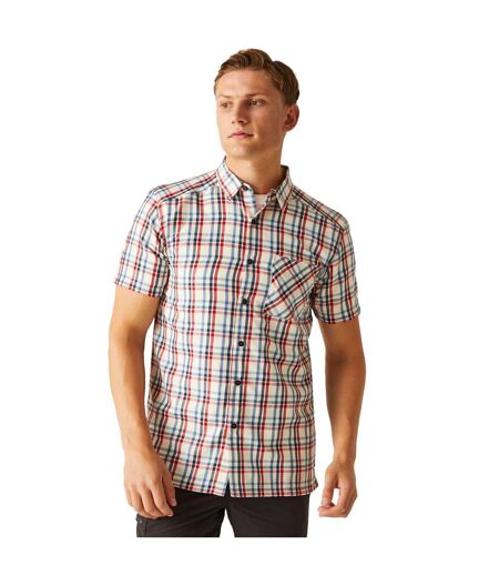 Chemise Mindano Homme Rouge Danger Bleu Regatta