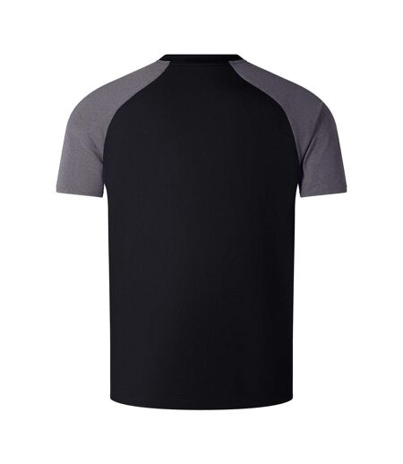 Mens Elite Training T-shirt Black Magnolia Marl Canterbury